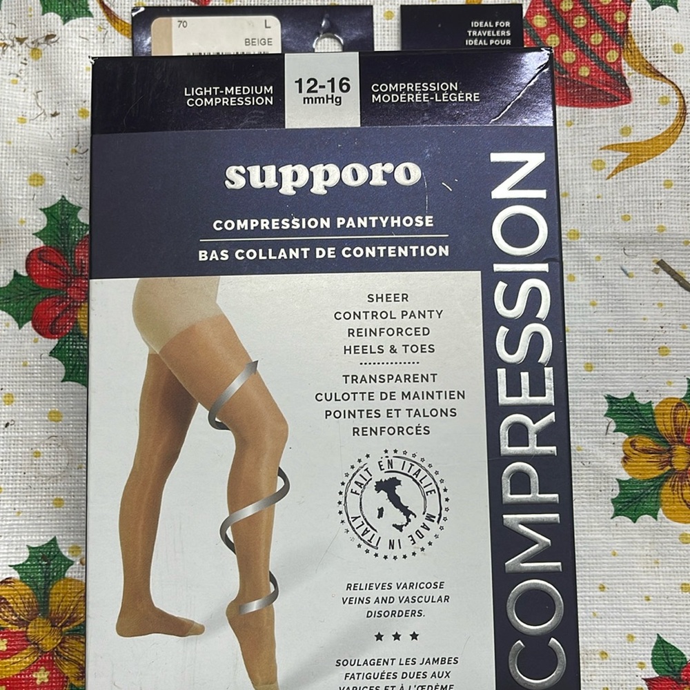Compression pantyhose